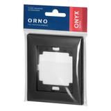 Ramka pojedyncza Onyx, Ra-1O, czarny OR-OE-7520/B ORNO