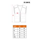 Kamizelka robocza, rozmiar XL/56