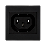 Simon Connect Pokrywa K45 gniazdo IEC320 230V żeńskie (C13) szary grafit K306A/14 KONTAKT