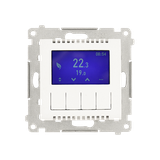 Simon 54 Termostat programowalny z wyświetlaczem z wew/zewn czujnikiem temperatury DETD1A.01/11 KONTAKT