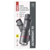 Latarka metalowa CREE LED Ultibright 70 340lm 3xAAA P3170 EMOS