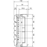 univers N Blok dla szyn zbiorczych poziomych 300x250mm UE21E2B HAGER