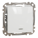 Sedna Design & Elements, przycisk schodowy z podświetleniem, biały