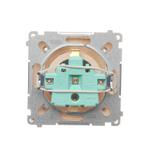 Simon Basic Gniazdo wtyczkowe z uziemieniem Schuko z przesłonami torów prądowych16A 250V zaciski śrubowe beż BMGSZ1Z.01/12 BMGSz1z.01/12 KONTAKT