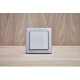 BERKER Q.x Klawisz do łącznika 1-klawiszowego aluminium aksamit lakierowana 16206084 HAGER