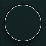 gallery Płytka czołowa do ściemniacza obrotowego czarny