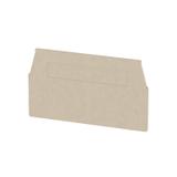 WAP WTR2.5/ZZ Płytka końcowa (styki), 60.3 mm x 1.5 mm, Ciemnobeżowy /20szt./ 1074600000 WEIDMÜLLER
