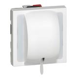 Mosaic Łącznik Pojedynczy Z Cięgnem 2 Moduły Biały 10A-230V 077014 LEGRAND