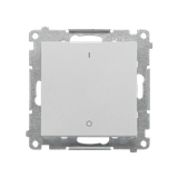 Simon 55 Łącznik dwubiegunowy szybkozłączka Aluminium mat TW2.01/143 KONTAKT