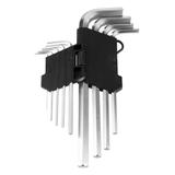 Klucze sześciokątne 1.5-10 mm, zestaw 9 szt.