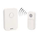 Dzwonek bezprzewodowy FADO DC bateryjny learning system 36 dźwięków 100m biały OR-DB-KF-134 ORNO