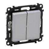 Valena Life Łącznik Schodowy Podwójny Aluminium 10Ax 250 V 752308 LEGRAND