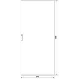 univers Drzwi prawe pełne IP54 kl.II 1900x850mm FZ209SD HAGER