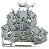Złączka 2-piętrowa 2,5mm2 szara TOPJOBS /50szt./ 2002-2232 WAGO