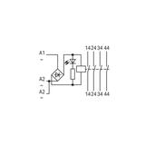 Moduł przekaźnikowy AC/DC 24V szary 789-552 WAGO