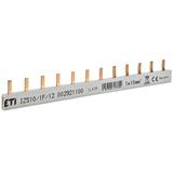 Szyna łączeniowa sztyftowa 1P 63A 10mm2 (12 mod.) IZS10/1F/12 (0,21) 002921100 ETI