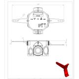 E104 Uchwyt mocujący do puszek podtynkowych E106M25, E107M25, E1062K, E1072K