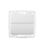 LOGI Gniazdo z uziemieniem IP44 Schuko śrubowy Biały 16A 250V 021230102 25086 KANLUX