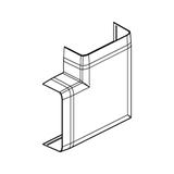 tehalit.ateha Kąt płaski do kanału 12x30, biały