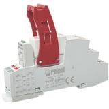 Przekaźnik interfejsowy Push‑in 2P 8A 24V AC AgNi PI84‑024AC‑M91G‑PS‑2012 864834 RELPOL