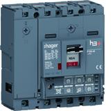 MCCB Wyłącznik mocy h3+ P160 4P 160A 50kA LSI HMS161JC HAGER