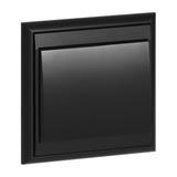 Łącznik podtynkowy jednobiegunowy Luna, 10A, 250V, WP-1L, czarny