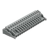 MCS-MIDI Classic gniazdo 16-bieg. szare raster 5 mm /10szt./ WAGO