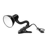 LATSA, lampa biurkowa z klipsem, 40W, E27, stal + tworzywo, czarna DL-3/B ORNO