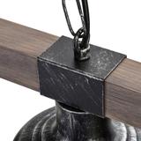 Milagro lampa wisząca Faro 2xE27 czarna MLP6242