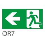 Piktogram wyjście w lewo do ORION - OR7