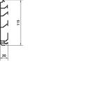 tehalit.SL Podstawa 20x115 czarny SL201151 HAGER