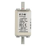 125A 1000V aR DIN 00 TYPE T FUSE Wkładka szybka 125A AC 1000V DIN 00 aR DIN IEC nieizolowan 170M2682