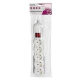 Rozgałęźnik wielogniazdowy 5x2P+Z z wyłącznikiem Schuko biały OR-AE-13267(GS)/W ORNO