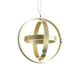 Milagro lampa wisząca LED Sirius 80W 4000lm 4000K złota ML6187