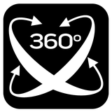 Palnik gazowy nakręcany, 360 stopni