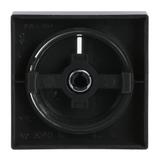 CARAT/FUTURE  Pokrywa z pokrętłem i lampką neonową Podwyższona konstrukcja Do ściemniaczy Busch-Dimm