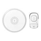 ENTIKO AC, dzwonek bezprzewodowy sieciowy, learning system, 60 dźwięków, 300m, biały