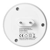 ENTIKO AC, dzwonek bezprzewodowy sieciowy, learning system, 60 dźwięków, 300m, biały