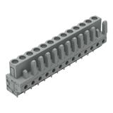 MCS-MIDI Classic gniazdo 13-bieg. szare raster 5 mm