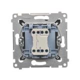 Simon 54 Przycisk „dzwonek” 10A szybkozłączka antracyt