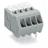 Listwa zaciskowa do płytek drukowanych 6‑biegunowa szara raster 2,54mm 218‑506 /70szt./ WAGO