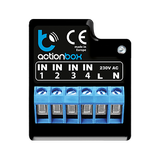 SIMON GO WMDC-012NxB-XX actionBox - Sterownik do wyzwalania akcji, 4-kanałowy, dopuszkowy, sterowany