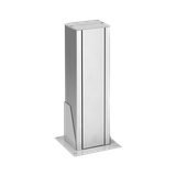 Simon Connect Minikolumna 1-stronna wys.270mm 70x60mm 5x K45 aluminium