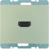 BERKER K.5 Gniazdo HDMI z przyłączem 90st stal szlachetna lakierowana 3315437004 HAGER