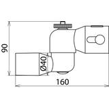 Winkiel nastawny fi 40 mm
