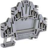 ESP2-HMD.2N Złączka gwintowa 2-poziomowa 2,5 mm2 (szara)