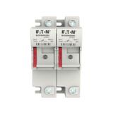 2 Pole 14x51 MFH Neon Indicator Podstawa wkładki cylindrycznej 14x51 2P 50A 690VAC wskaźnik CH142DIU