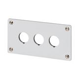 M22-E3 Płyta czołowa do montażu podtynkowego - 3 otwory 22mm 216544 EATON