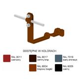 AN-24G/LA/-N Uchwyt dach.prof.pros.Z-śr. WZÓR 3 H=10cm /LA/