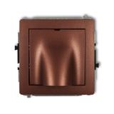 DECO Mechanizm wypustu kablowego brązowy metalik